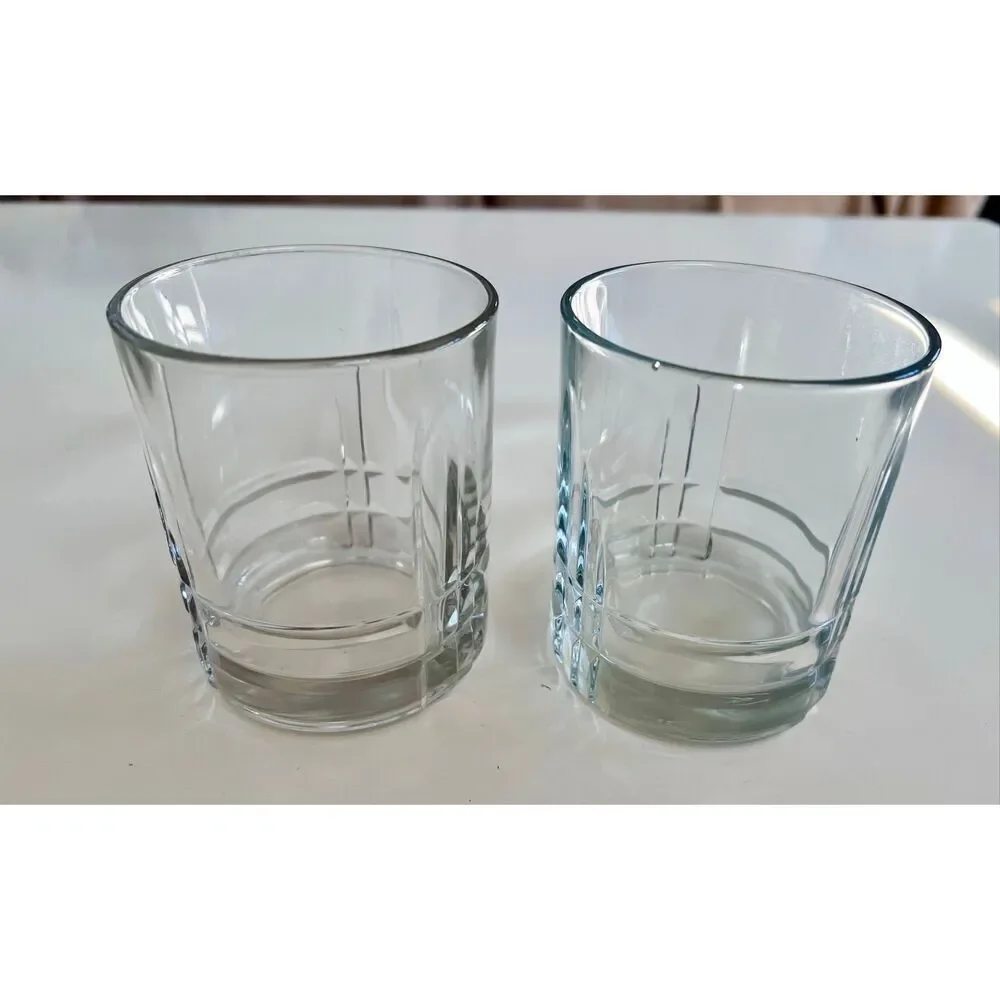 Anchor Hocking Rocks Old Fashioned Whiskey Glasses, 10.5 Oz Set of 2